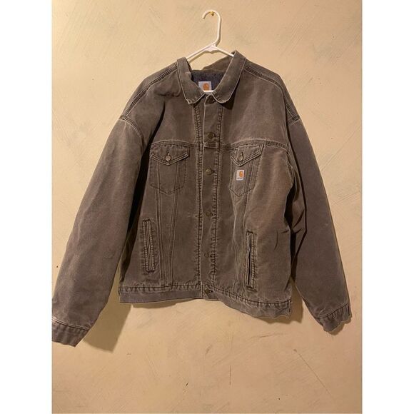 VTG Carhartt Blanket Lined Distressed thick warm Coat   Sz 3X - Picture 2 of 9